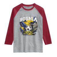 Bosnia Soccer Jersey Pride 2026 Raglan Shirt One Nation One Dream Heritage Football Sports Fan