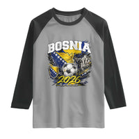 Bosnia Soccer Jersey Pride 2026 Raglan Shirt One Nation One Dream Heritage Football Sports Fan
