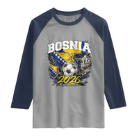 Bosnia Soccer Jersey Pride 2026 Raglan Shirt One Nation One Dream Heritage Football Sports Fan