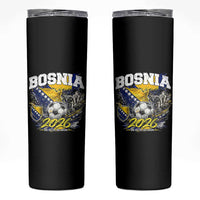 Bosnia Soccer Jersey Pride 2026 Skinny Tumbler One Nation One Dream Heritage Football Sports Fan