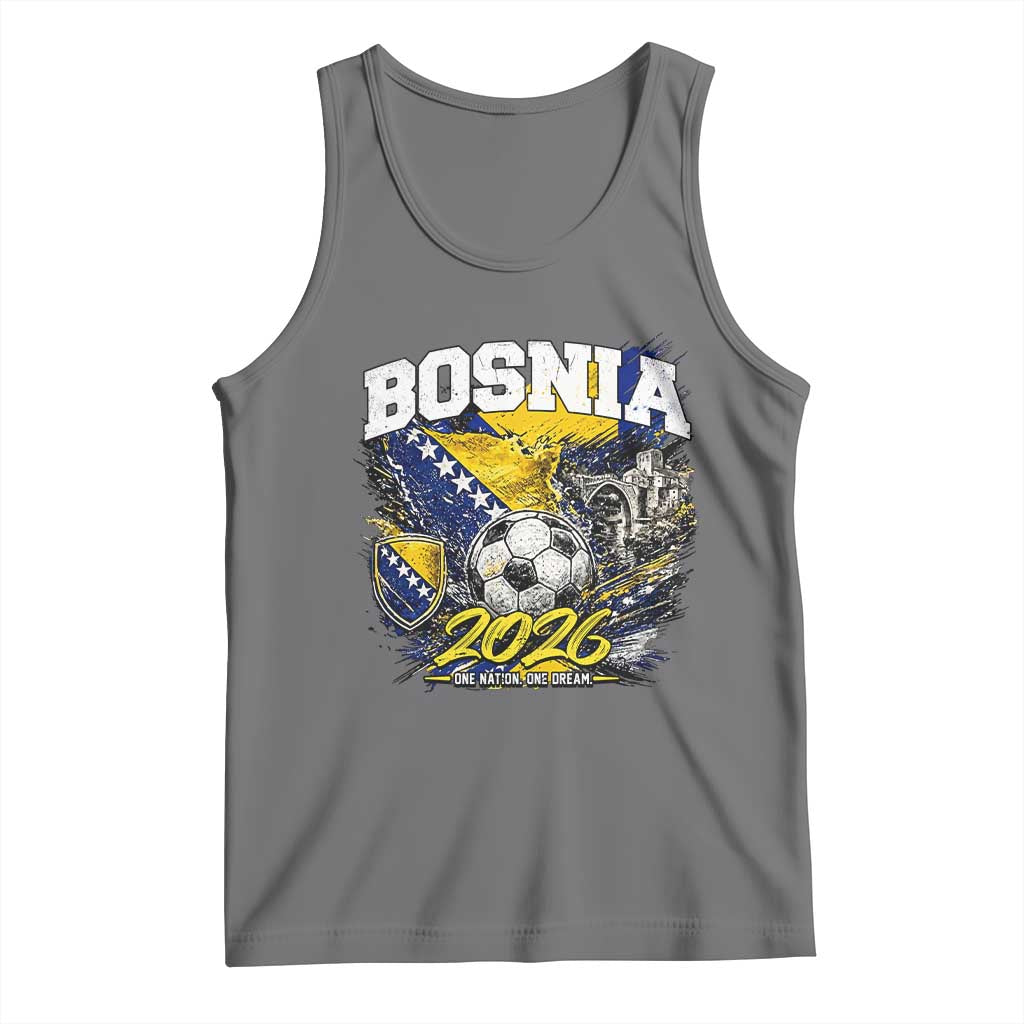 Bosnia Soccer Jersey Pride 2026 Tank Top One Nation One Dream Heritage Football Sports Fan