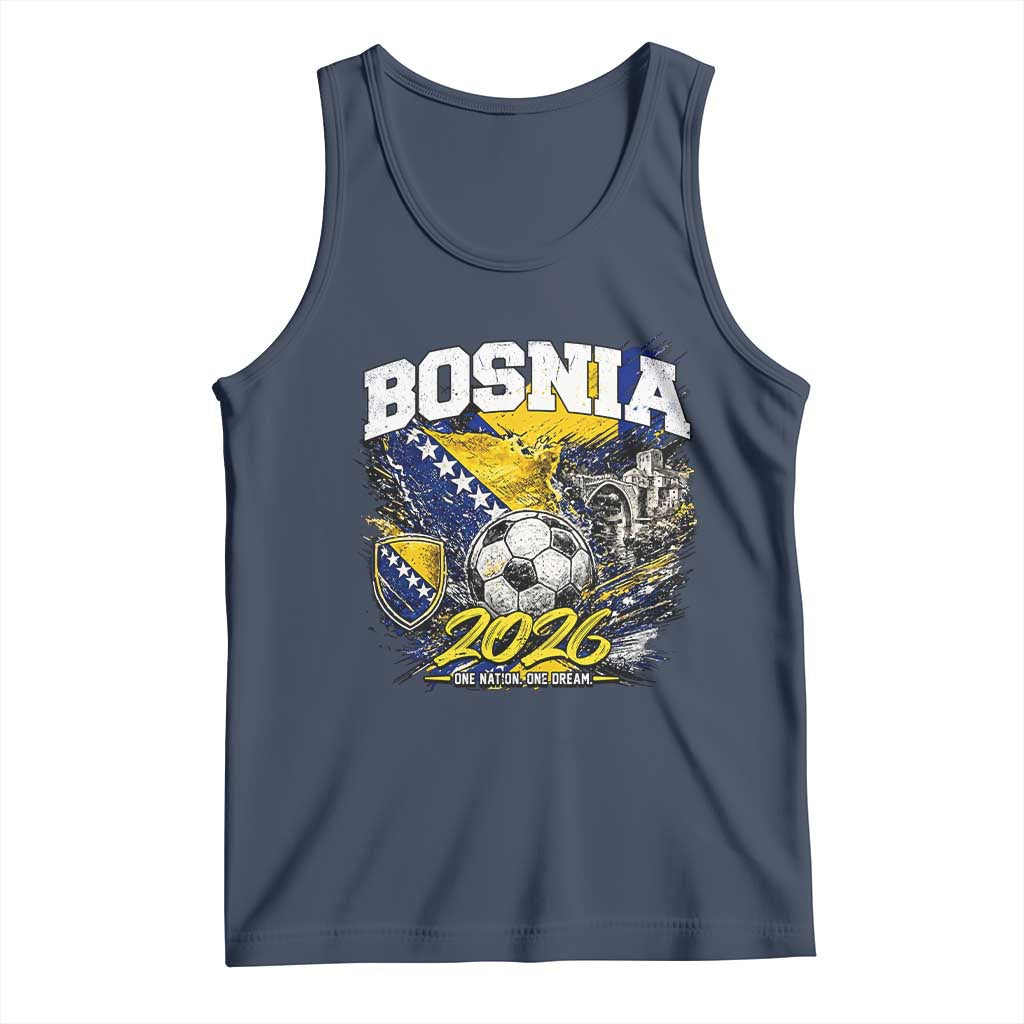 Bosnia Soccer Jersey Pride 2026 Tank Top One Nation One Dream Heritage Football Sports Fan