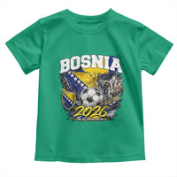 Bosnia Soccer Jersey Pride 2026 Toddler T Shirt One Nation One Dream Heritage Football Sports Fan