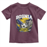 Bosnia Soccer Jersey Pride 2026 Toddler T Shirt One Nation One Dream Heritage Football Sports Fan