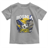 Bosnia Soccer Jersey Pride 2026 Toddler T Shirt One Nation One Dream Heritage Football Sports Fan
