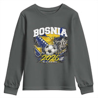Bosnia Soccer Jersey Pride 2026 Youth Sweatshirt One Nation One Dream Heritage Football Sports Fan