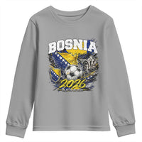 Bosnia Soccer Jersey Pride 2026 Youth Sweatshirt One Nation One Dream Heritage Football Sports Fan