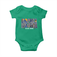 Lets Go Bosnia Heritage Hajmo Bosno Cultural Mosaic Pattern Baby Onesie Bosnia Herzegovina Map Soccer Lover Football Fan