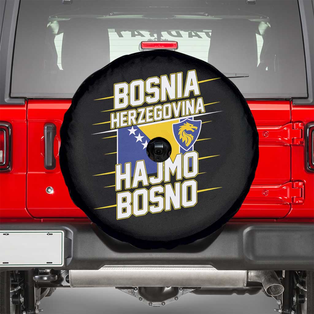 Lets Go Bosnia Herzegovina Hajmo Bosno Dragon Shield Spare Tire Cover Soccer Team Pride Football Fan Heritage