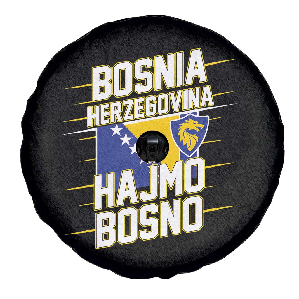 Lets Go Bosnia Herzegovina Hajmo Bosno Dragon Shield Spare Tire Cover Soccer Team Pride Football Fan Heritage