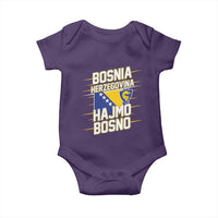 Lets Go Bosnia Herzegovina Hajmo Bosno Dragon Shield Baby Onesie Soccer Team Pride Football Fan Heritage