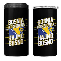 Lets Go Bosnia Herzegovina Hajmo Bosno Dragon Shield 4 in 1 Can Cooler Tumbler Soccer Team Pride Football Fan Heritage