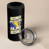 Lets Go Bosnia Herzegovina Hajmo Bosno Dragon Shield 4 in 1 Can Cooler Tumbler Soccer Team Pride Football Fan Heritage