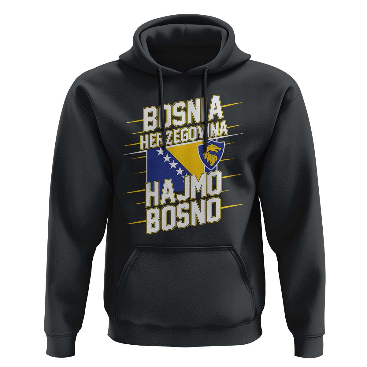 Lets Go Bosnia Herzegovina Hajmo Bosno Dragon Shield Hoodie Soccer Team Pride Football Fan Heritage