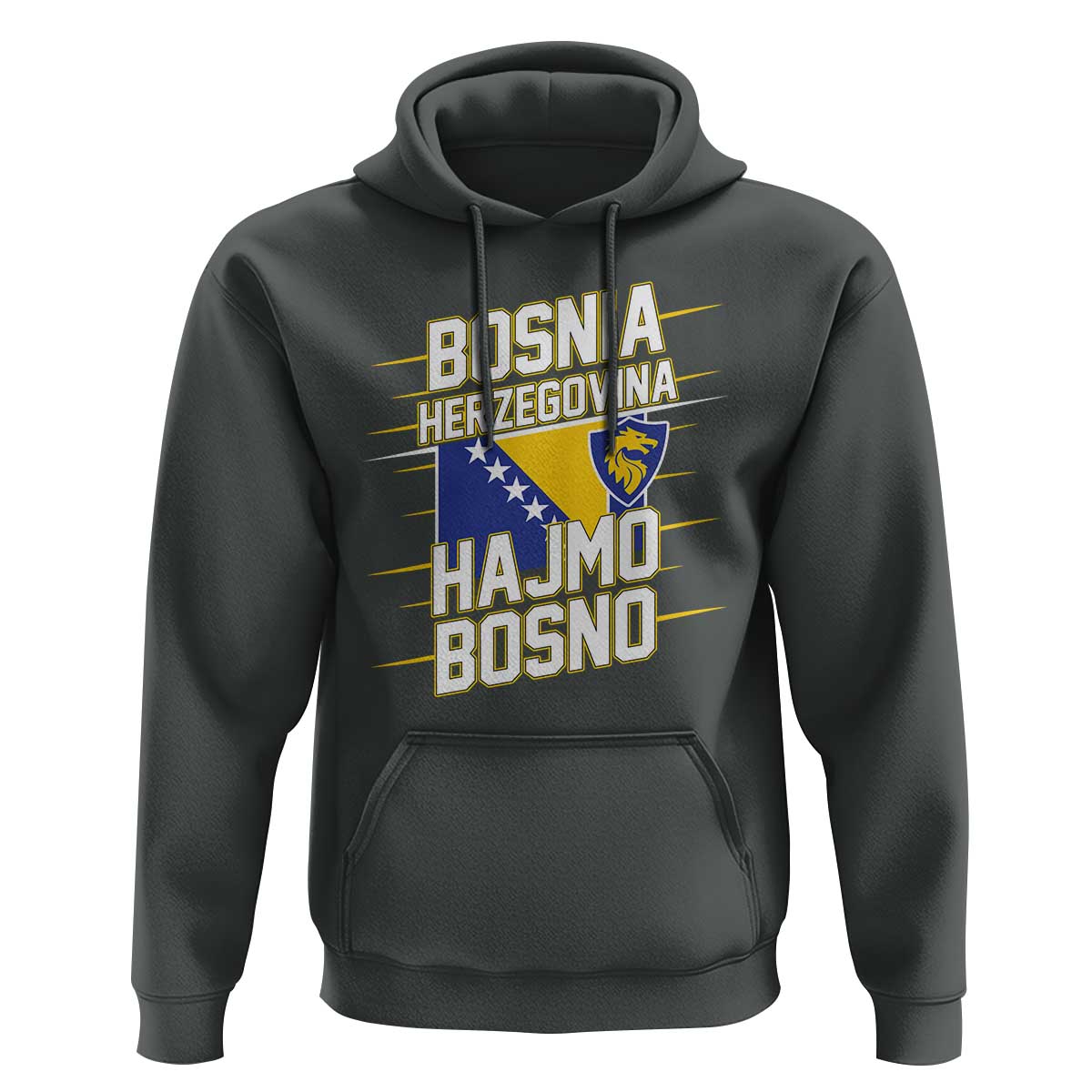 Lets Go Bosnia Herzegovina Hajmo Bosno Dragon Shield Hoodie Soccer Team Pride Football Fan Heritage