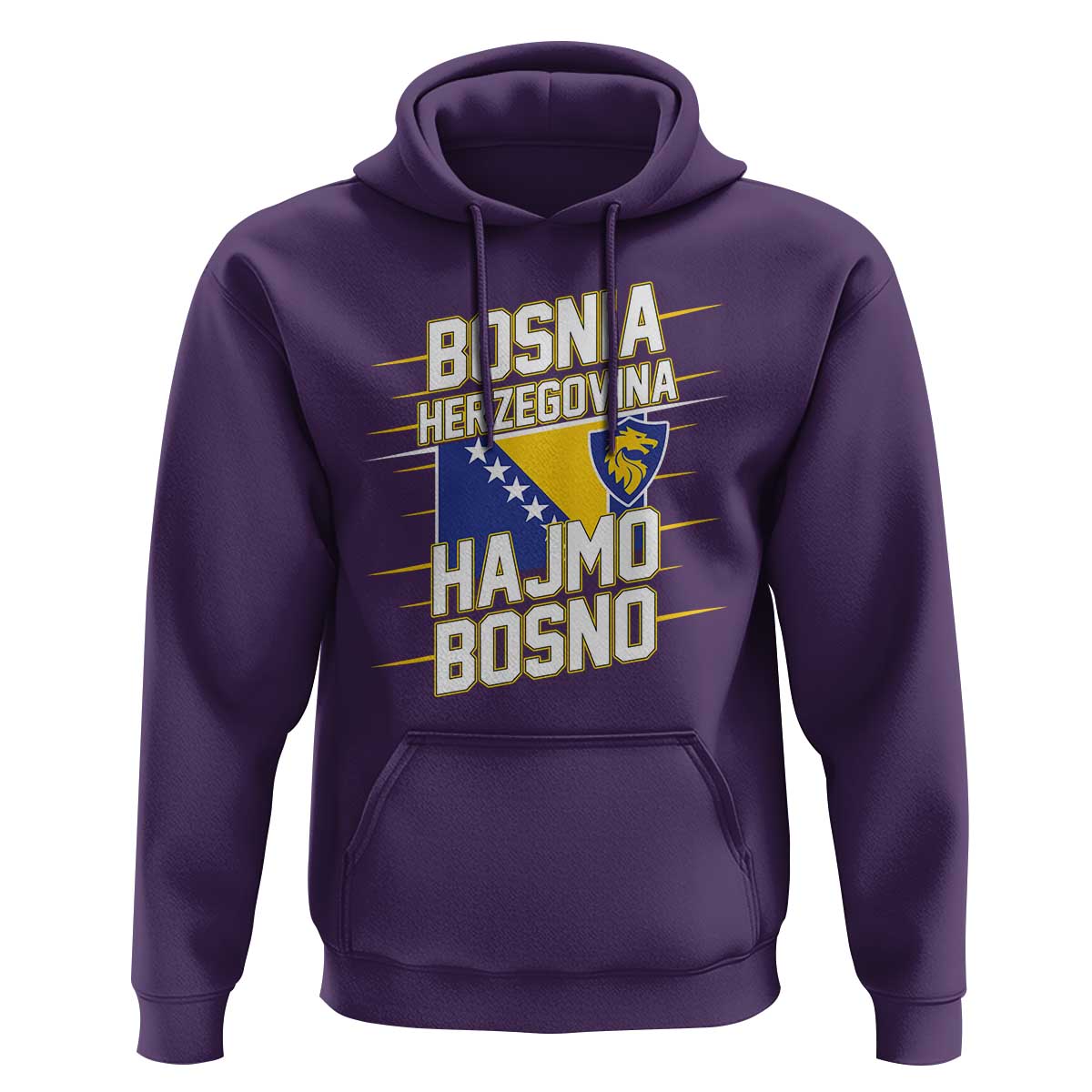 Lets Go Bosnia Herzegovina Hajmo Bosno Dragon Shield Hoodie Soccer Team Pride Football Fan Heritage