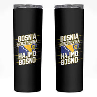 Lets Go Bosnia Herzegovina Hajmo Bosno Dragon Shield Skinny Tumbler Soccer Team Pride Football Fan Heritage