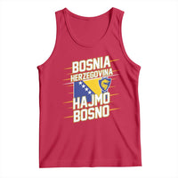 Lets Go Bosnia Herzegovina Hajmo Bosno Dragon Shield Tank Top Soccer Team Pride Football Fan Heritage