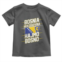 Lets Go Bosnia Herzegovina Hajmo Bosno Dragon Shield Toddler T Shirt Soccer Team Pride Football Fan Heritage