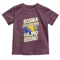 Lets Go Bosnia Herzegovina Hajmo Bosno Dragon Shield Toddler T Shirt Soccer Team Pride Football Fan Heritage