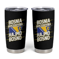Lets Go Bosnia Herzegovina Hajmo Bosno Dragon Shield Tumbler Cup Soccer Team Pride Football Fan Heritage