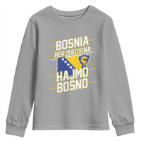 Lets Go Bosnia Herzegovina Hajmo Bosno Dragon Shield Youth Sweatshirt Soccer Team Pride Football Fan Heritage