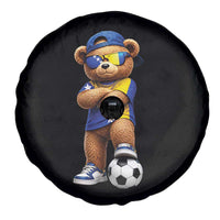 Cool Bosnia Herzegovina Flag Teddy Bear Soccer Fan Spare Tire Cover BIH Bosnian Heritage Football Lovers