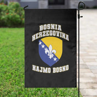 Hajmo Bosno Lets Go Bosnia Herzegovina Flag Garden Flag Golden Lily Soccer Football Fan Athletic Graphic