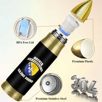 Hajmo Bosno Lets Go Bosnia Herzegovina Flag Bullet Tumbler Golden Lily Soccer Football Fan Athletic Graphic