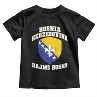 Hajmo Bosno Lets Go Bosnia Herzegovina Flag Toddler T Shirt Golden Lily Soccer Football Fan Athletic Graphic