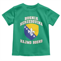 Hajmo Bosno Lets Go Bosnia Herzegovina Flag Toddler T Shirt Golden Lily Soccer Football Fan Athletic Graphic