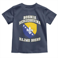 Hajmo Bosno Lets Go Bosnia Herzegovina Flag Toddler T Shirt Golden Lily Soccer Football Fan Athletic Graphic