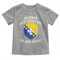 Hajmo Bosno Lets Go Bosnia Herzegovina Flag Toddler T Shirt Golden Lily Soccer Football Fan Athletic Graphic