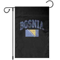 Classic Distressed Bosnia National Flag Varsity Style Garden Flag Sports Fan Athletic Graphic