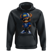 BIH Bosnia Teddy Bear Graphic Hoodie Golden Lily Heritage Urban Streetwear Style