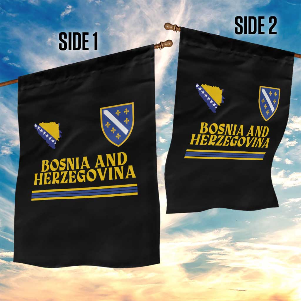 Bosnia Herzegovina Soccer Jersey Style Garden Flag Country Map Heritage Football Fan