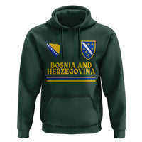 Bosnia Herzegovina Soccer Jersey Style Hoodie Country Map Heritage Football Fan