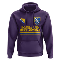 Bosnia Herzegovina Soccer Jersey Style Hoodie Country Map Heritage Football Fan