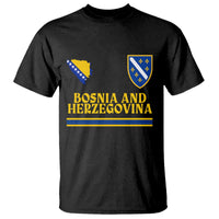 Bosnia Herzegovina Soccer Jersey Style T Shirt Country Map Heritage Football Fan