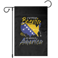 From Bosnia and Already in America Garden Flag Bosnian Soccer Fan Travel Bosnia Herzegovina Pride