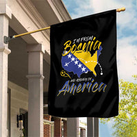 From Bosnia and Already in America Garden Flag Bosnian Soccer Fan Travel Bosnia Herzegovina Pride
