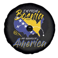 From Bosnia and Already in America Spare Tire Cover Bosnian Soccer Fan Travel Bosnia Herzegovina Pride