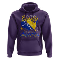 From Bosnia and Already in America Hoodie Bosnian Soccer Fan Travel Bosnia Herzegovina Pride