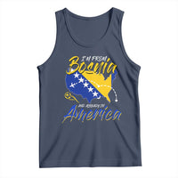 From Bosnia and Already in America Tank Top Bosnian Soccer Fan Travel Bosnia Herzegovina Pride