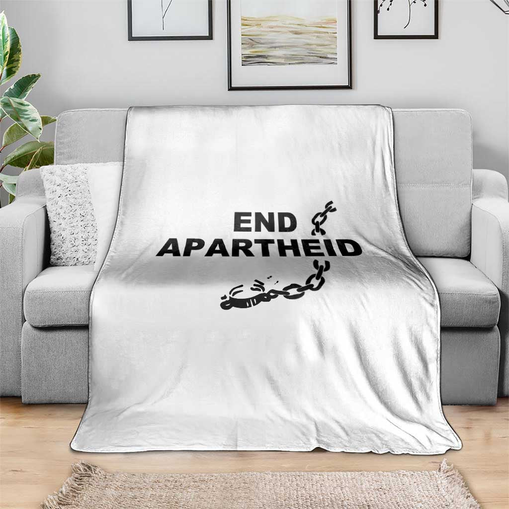 End Apartheid Human Rights Throw Blanket Broken Chain Social Justice Activist