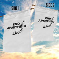 End Apartheid Human Rights Garden Flag Broken Chain Social Justice Activist