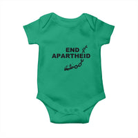 End Apartheid Human Rights Baby Onesie Broken Chain Social Justice Activist