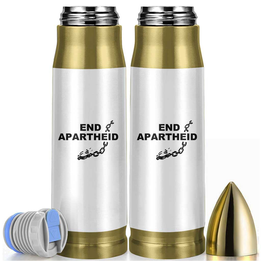 End Apartheid Human Rights Bullet Tumbler Broken Chain Social Justice Activist