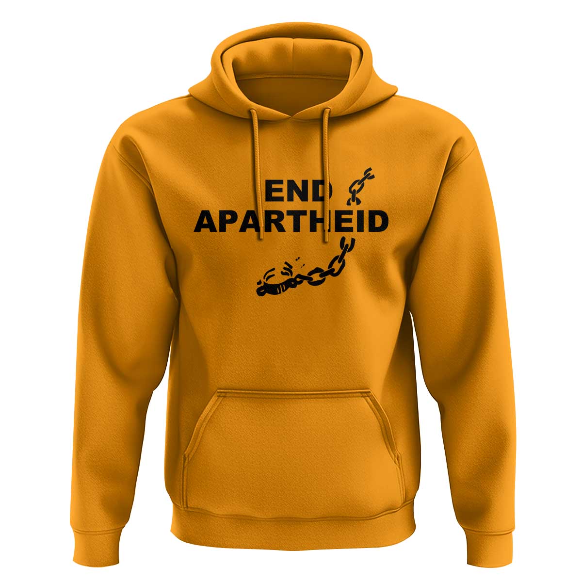 End Apartheid Human Rights Hoodie Broken Chain Social Justice Activist