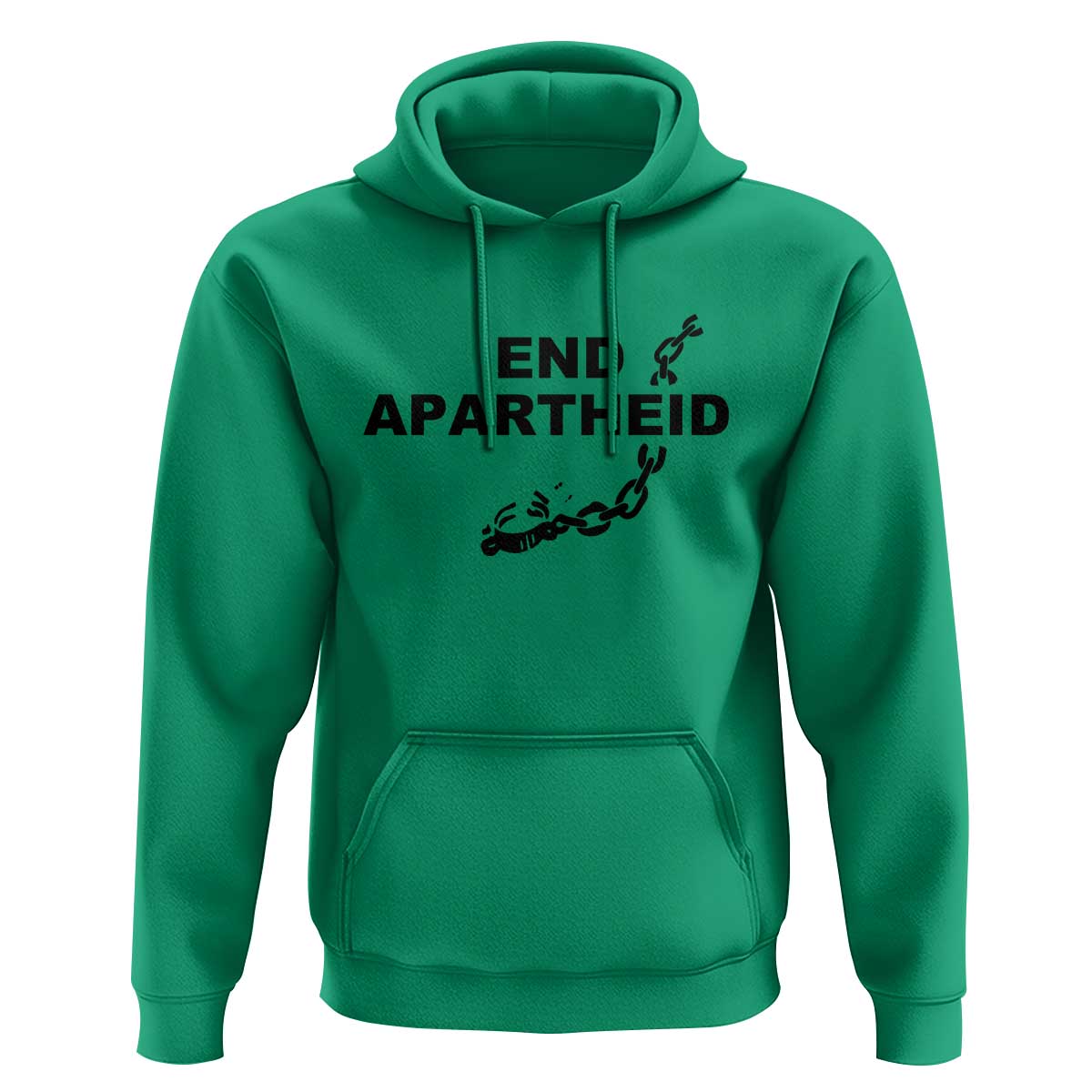 End Apartheid Human Rights Hoodie Broken Chain Social Justice Activist